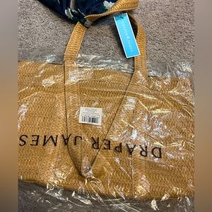 Draper james straw bag
